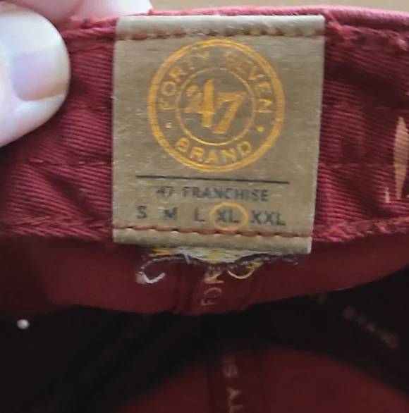 Iowa State University Cyclones Red 47 Brand Fitted Hat XL - Picture 5 of 7